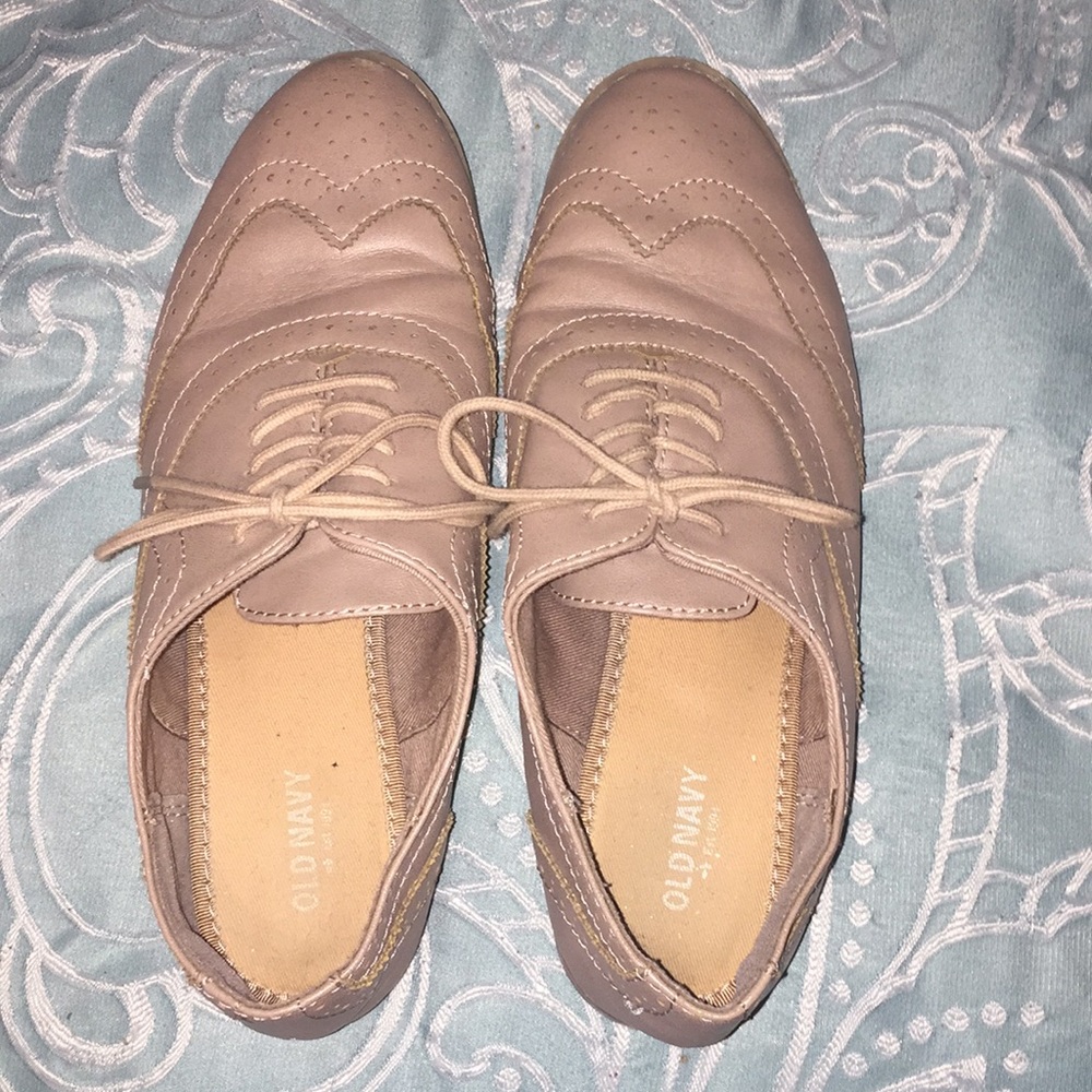 Cream colored shoes